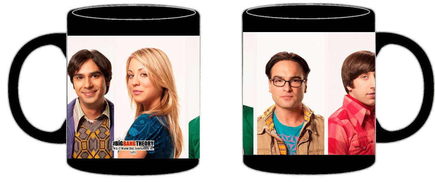 Big Bang Theory Mug personnages