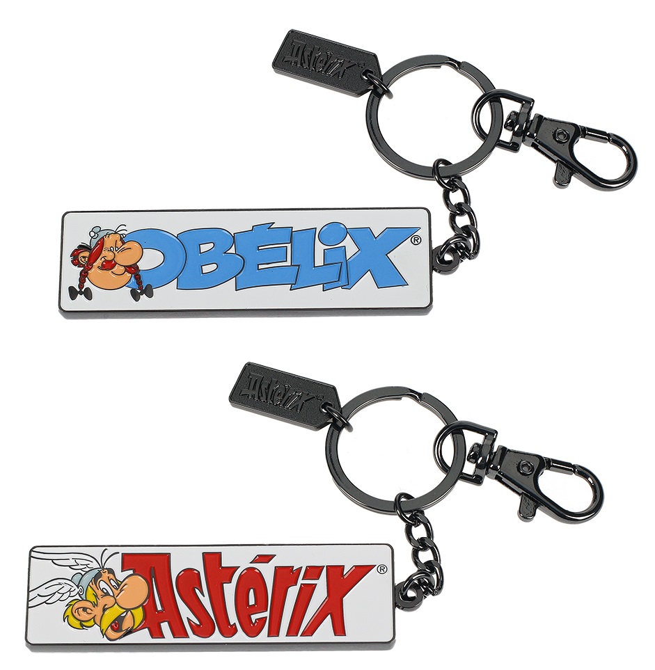 Asterix Porte Clé Metal Asterix Obelix Double Face
