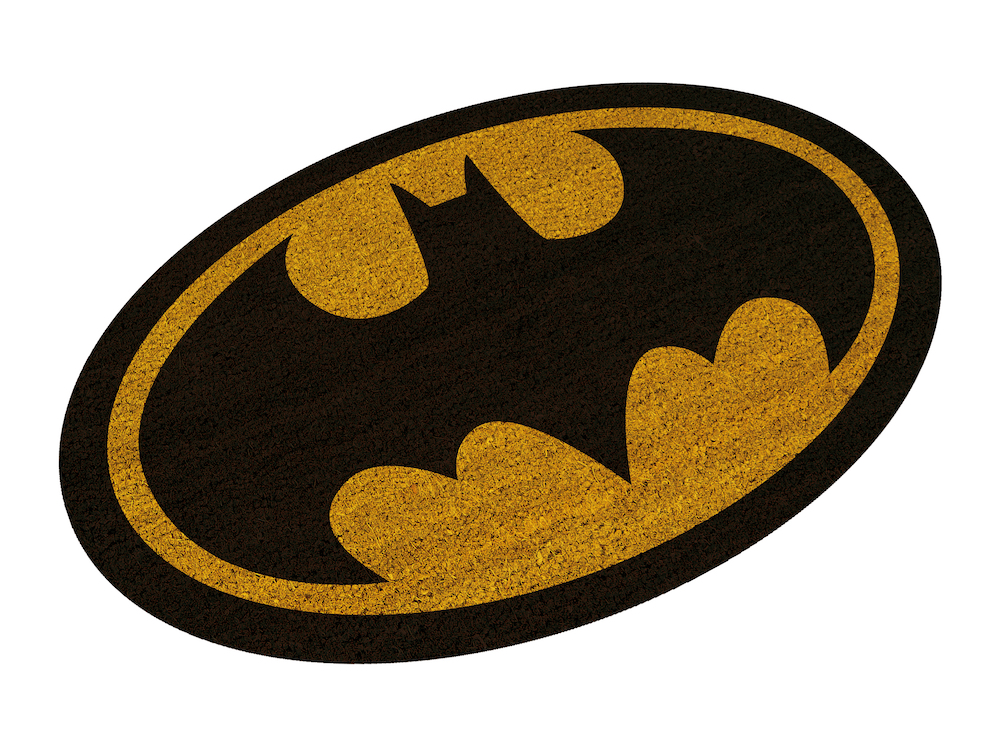 DC Universe Paillasson Logo Batman Forme Ovale 73x43cm Tapis