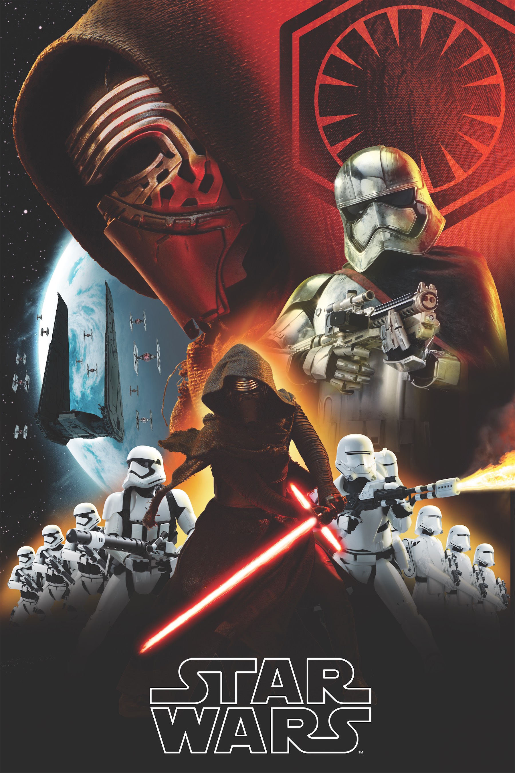 SW Episode 7 Set de 3 Mugs Superposable Kylo Ren First Order Exclu ID9