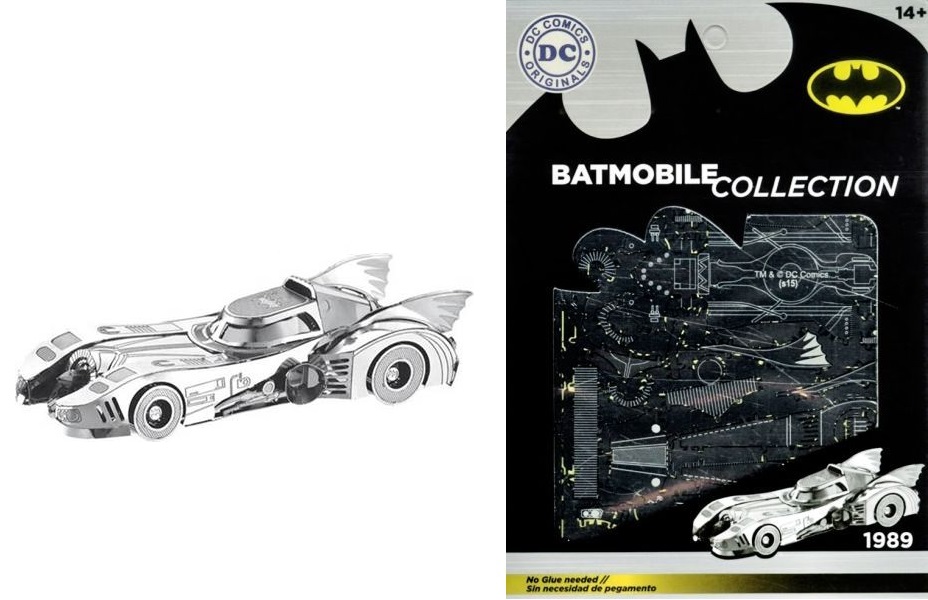 Batman 3D Metal Puzzle Giant Batmobile 1989 25cm