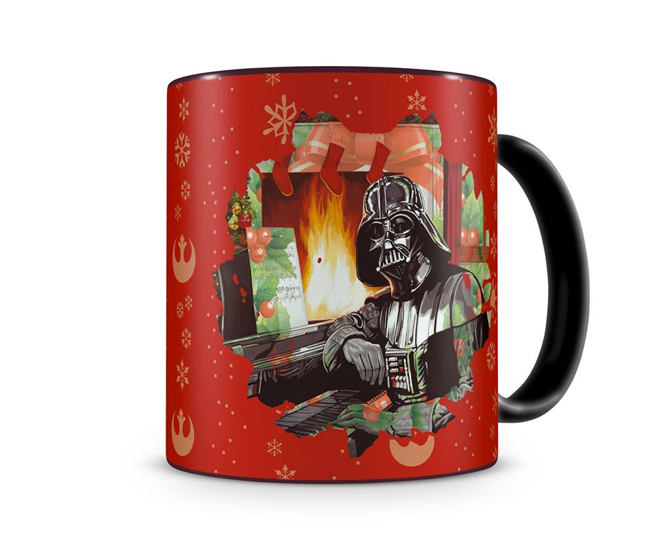 SW Christmas Mug Céramique Spécial Noël Darth Vader Piano