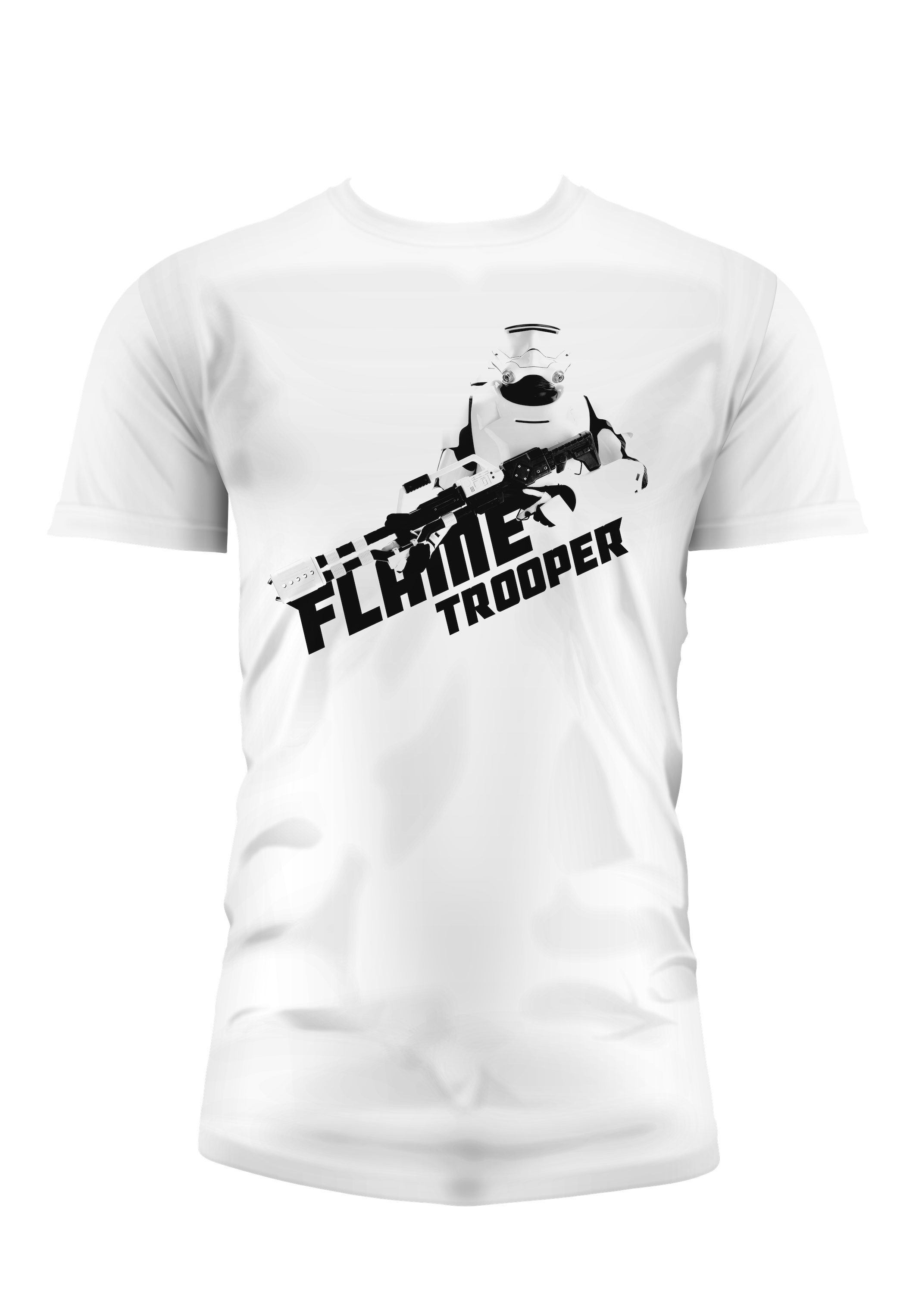 SW Episode 7 T-shirt Homme Flametrooper Blanc