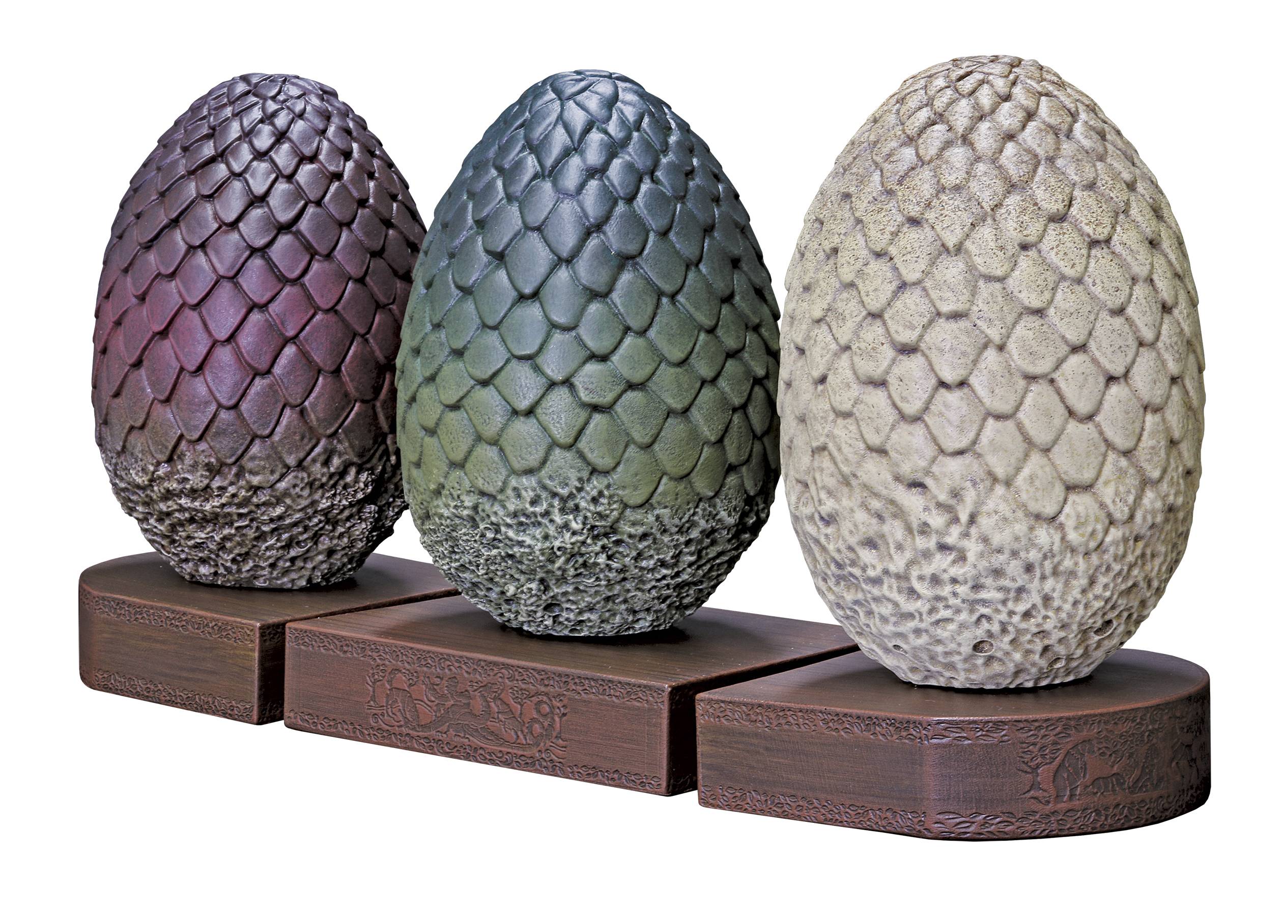 Game of Thrones réplique résine Oeufs de Dragons Serre-livre