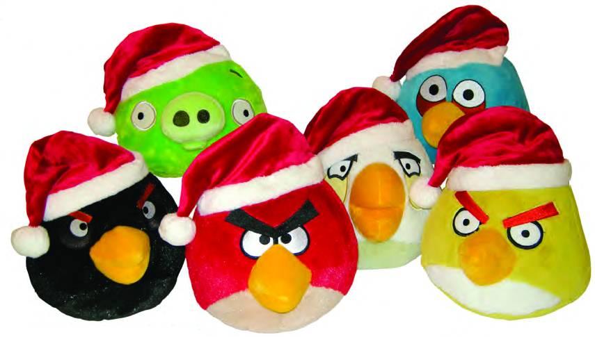 Angry Birds peluche 12cm X-mas  x12