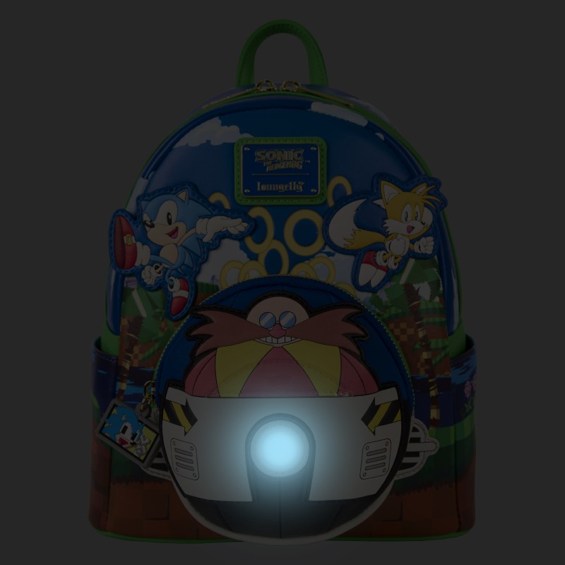 Sonic Loungefly Mini Sac A Dos Sonic The Hedgehog
