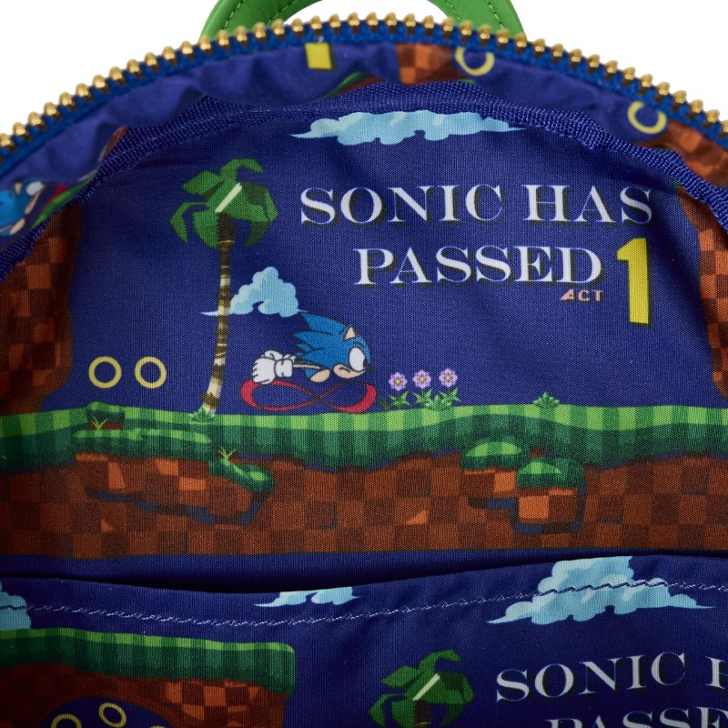 Sonic Loungefly Mini Sac A Dos Sonic The Hedgehog