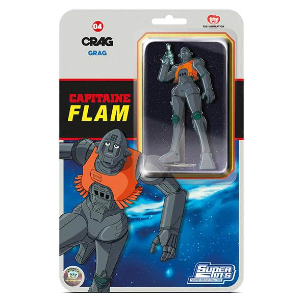 Capitaine Flam Pin's Blister Card Crag 10,5cm