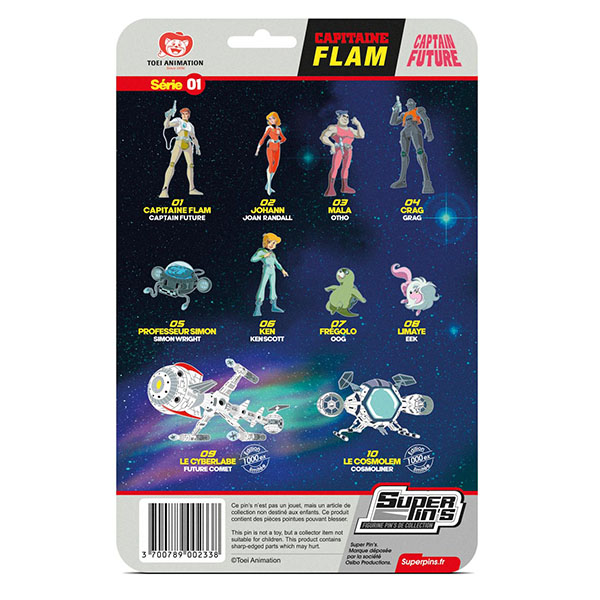 Capitaine Flam Pins Blister Card Crag 10,5cm