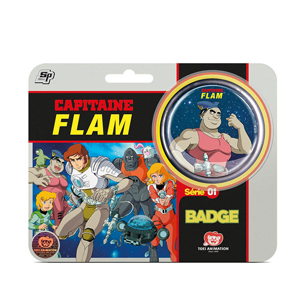 Capitaine Flam Badge Blister Mala 5,6cm