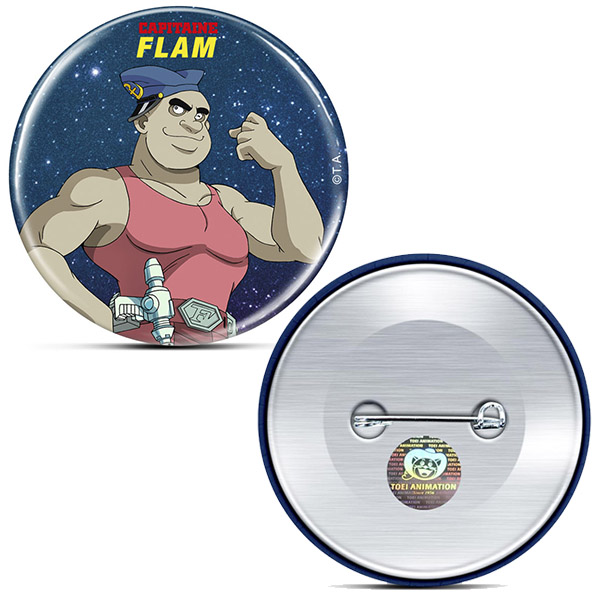 Capitaine Flam Badge Blister Mala 5,6cm