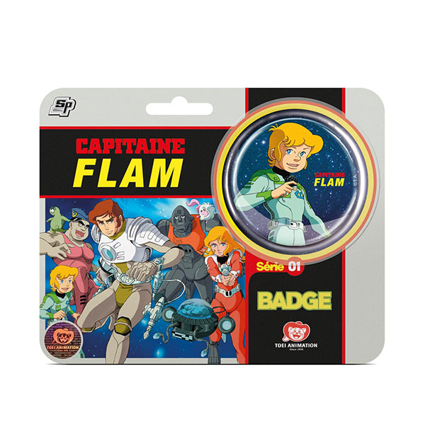 Capitaine Flam Badge Blister Ken 5,6cm