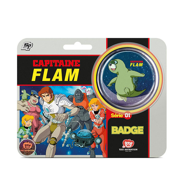 Capitaine Flam Badge Blister Fregolo 5,6cm