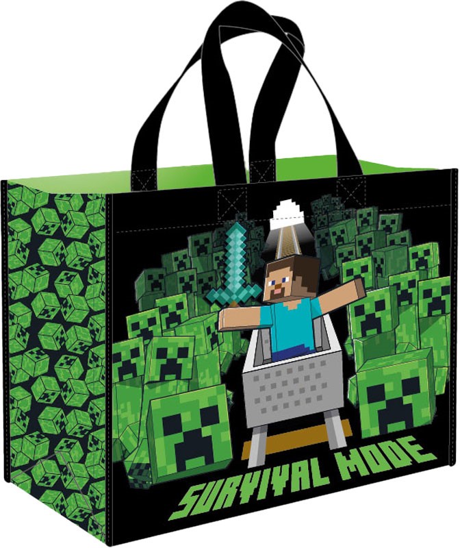Minecraft Sac Cabas PP 45X40X20cm 25Pcs