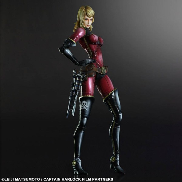 Captain Harlock Albator Movie Kei Yuki Nausica Play Arts Kai 28cm