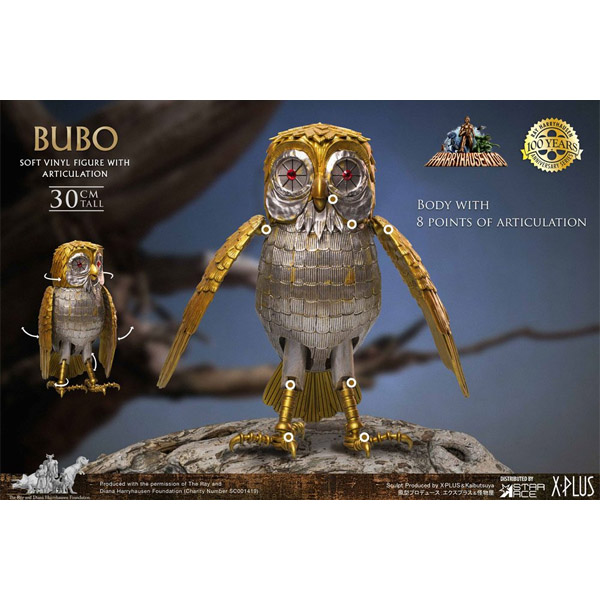 Le Choc Des Titans Soft Vinyl Gigantic Ray Harryhausens Bubo Deluxe 30cm