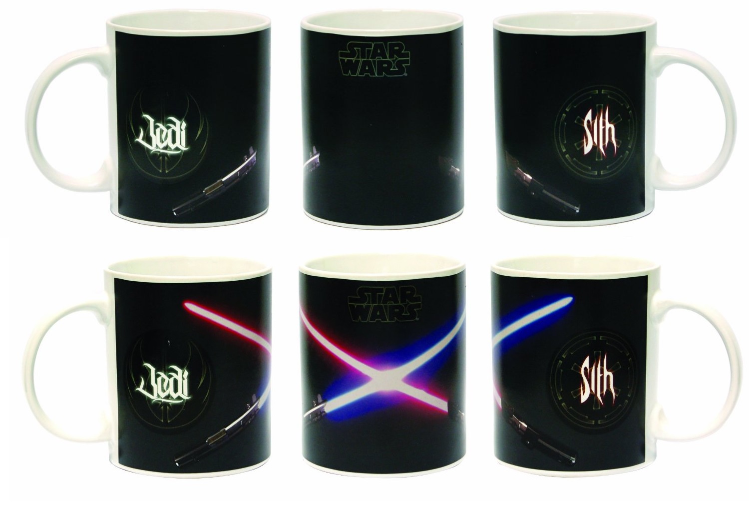 SW Mug Thermoreactif Sabre Lasers Jedi & Sith