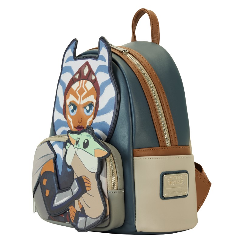 Mandalorian Loungefly Mini Sac A Dos Ahsoka Holding Grogu