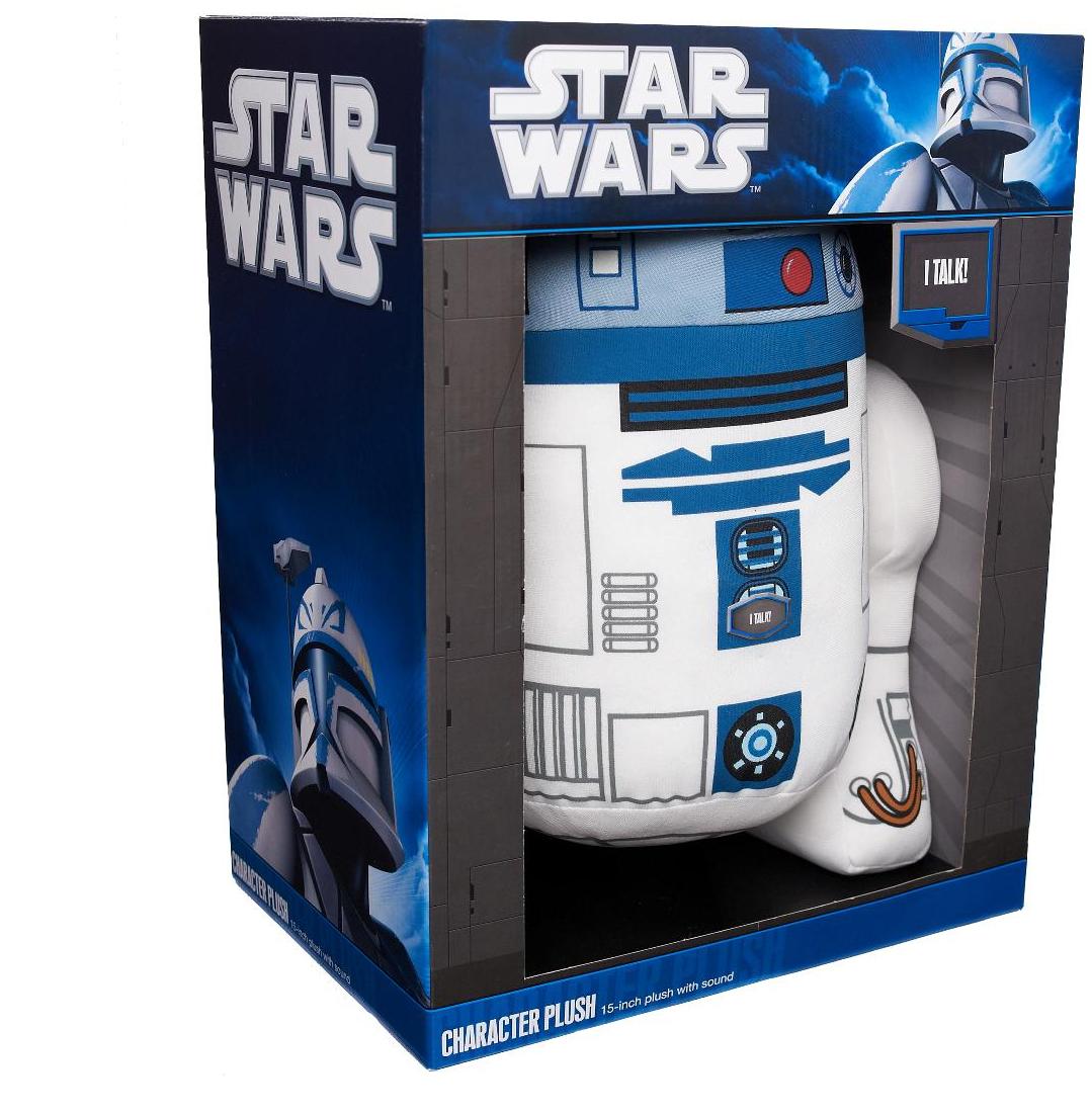 SW R2D2 Deluxe talking plush 37cm