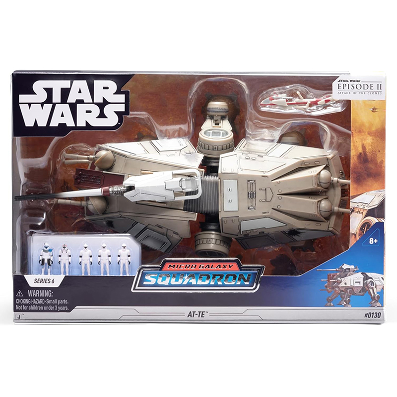 Star Wars Micro Galaxy Squadron Feature Vehicle & Figure Dreadnaught Class At-Te 22,5cm
