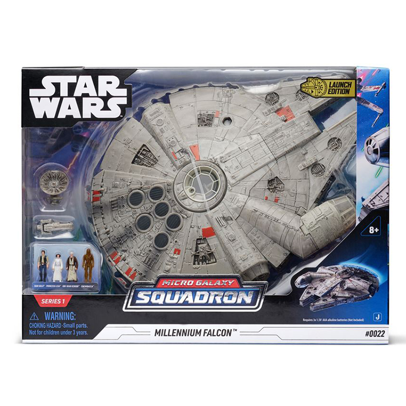 Star Wars Micro Galaxy Squadron Feature Vehicle & Figure Millennium Falcon 22,5cm