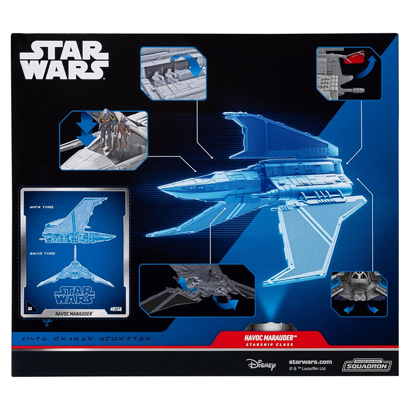 Star Wars Micro Galaxy Squadron Deluxe Vehicle & Figure Havoc Marauder Rescue Mission S6 20cm