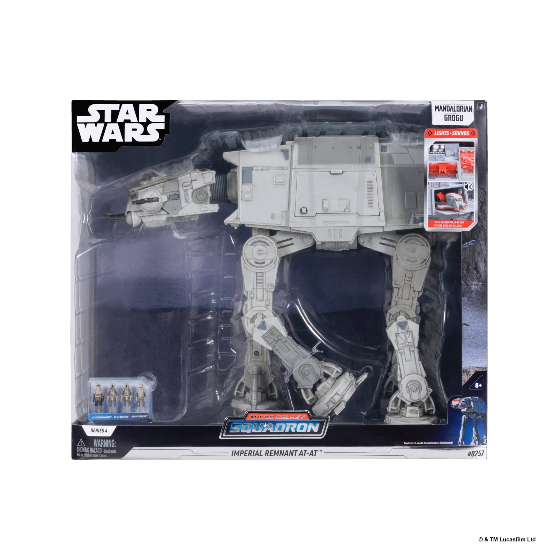 Star Wars Micro Galaxy Squadron Vehicle Mandalorian Imperial Remnant Atat 22,5Cm