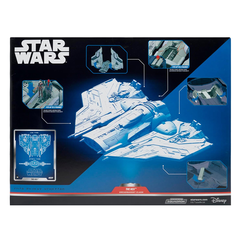 Star Wars Micro Galaxy Squadron Feature Vehicle & Figure The Hex 22,5cm