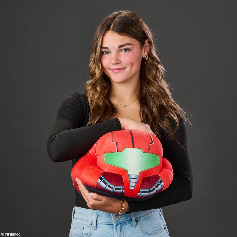 Metroid Peluche Mocchi Mocchi Samus Casque