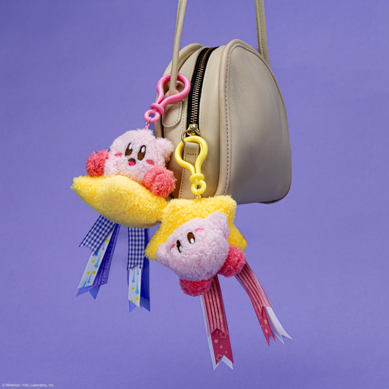 Kirby Mocchi Mocchi Lifestyle Clipon Avec Rubans Assis