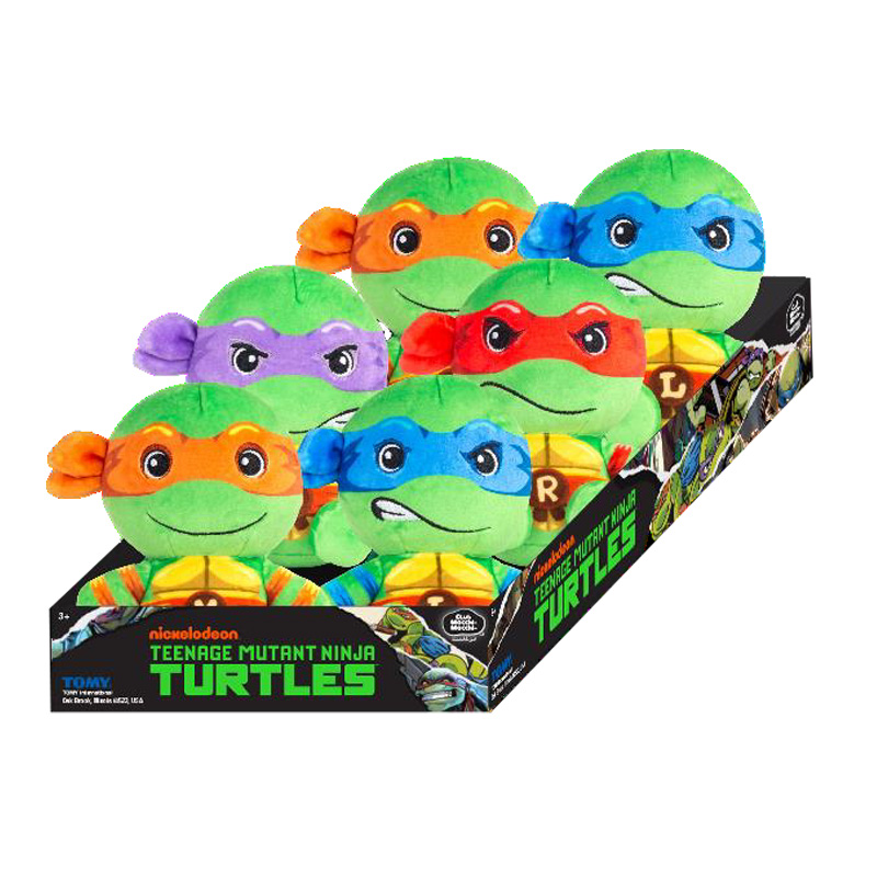 Tortues Ninja Peluche 15cm Mocchi Mocchi Junior Asst X6