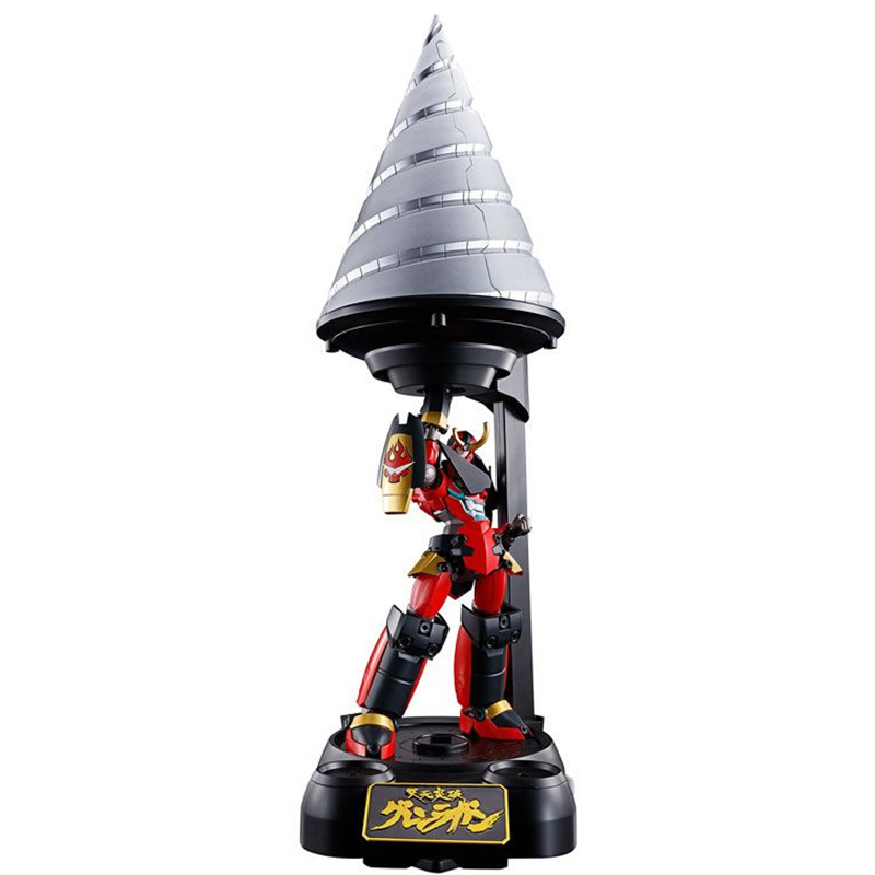 Gurren Lagann Soul Of Chogokin Gx-107 Gurren Lagann & Giga Drill Set 18Cm