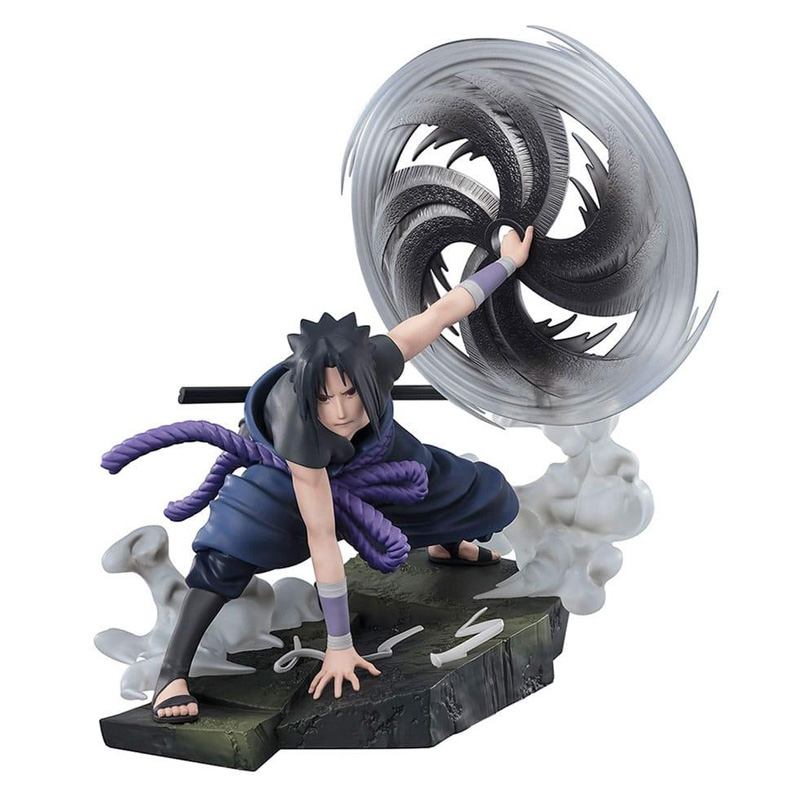 Naruto Figuarts Zero Sasuke Uchiha Light & Dark Mangekyo Sharingan 20Cm