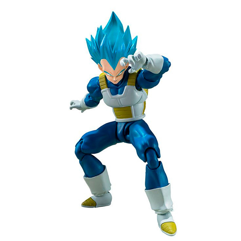 DBZ Super SH Figuarts Ss God Ss Vegeta Unwavering Saiyan Pride 13,5cm 