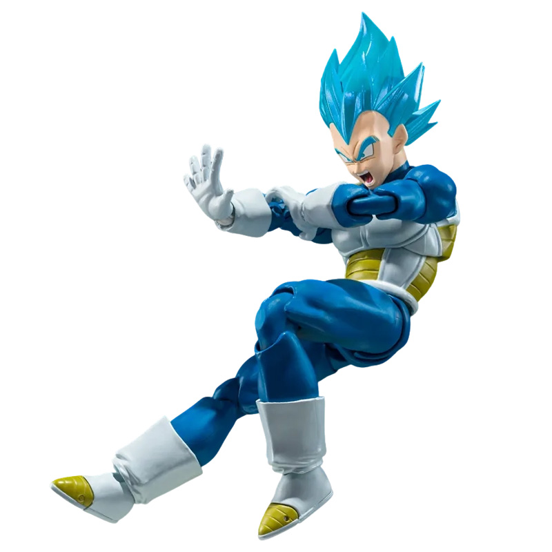 DBZ Super SH Figuarts Ss God Ss Vegeta Unwavering Saiyan Pride 13,5cm 