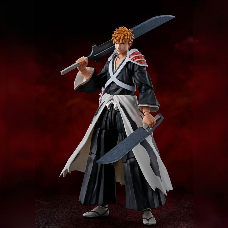 Bleach SH Figuarts Ichigo Kurosaki Dual Zangetsu Ver. 15,5cm