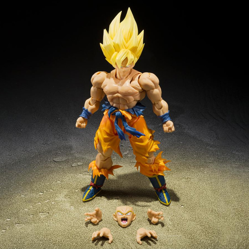 DBZ SH Figuarts Super Saiyan Son Goku Legendary Super Saiyan 14,5cm 