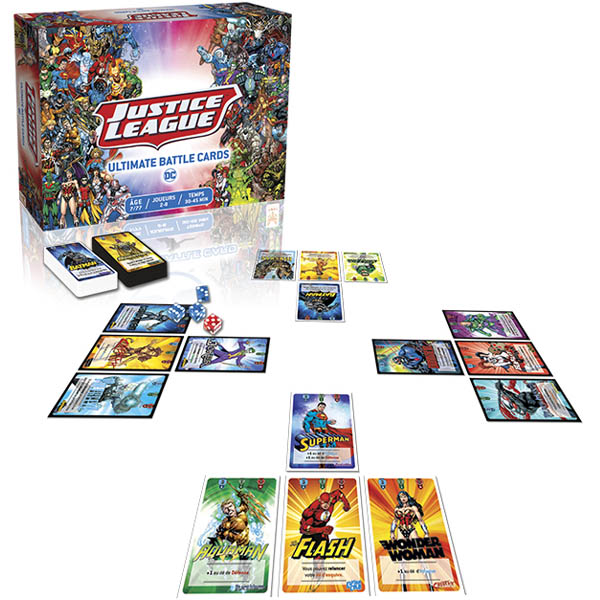 Justice League Jeu De Société Ultimate Battle Cards