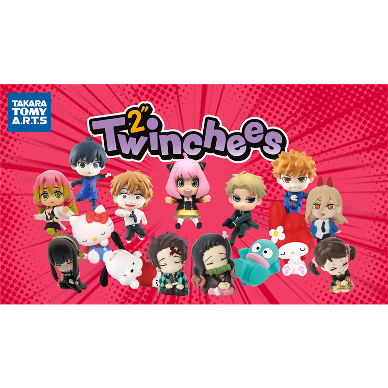 Twinchees Spy X Family Katazun Figures Asst x24