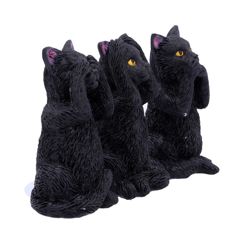 Three Wise Felines 8,5Cm