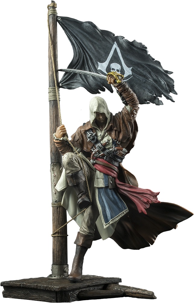 Assassins creed IV Black Flag Edward Kenway Master of the Seas Statue PVC 45cm