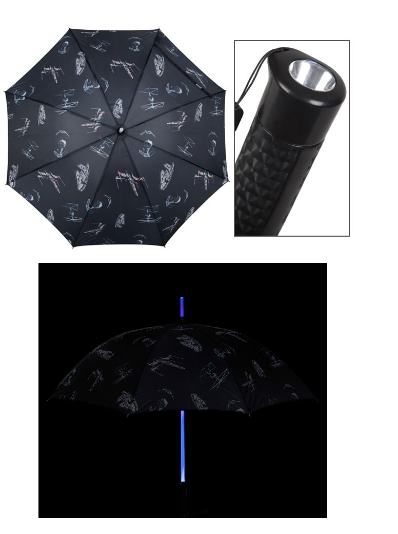 SW Star Wars Parapluie Led Vaisseaux