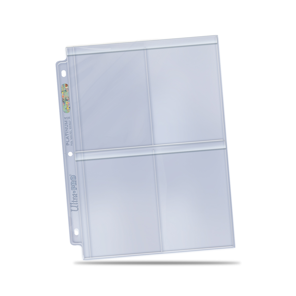 Ultrapro Page Transparente Pour Toploader 4 Pochettes 100Pcs