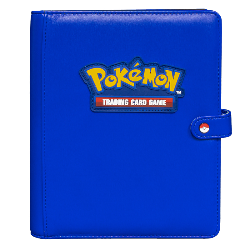 Pokemon Ultrapro 4-Pocket Portfolio Premium Snap Blinder 20 Pages Blue