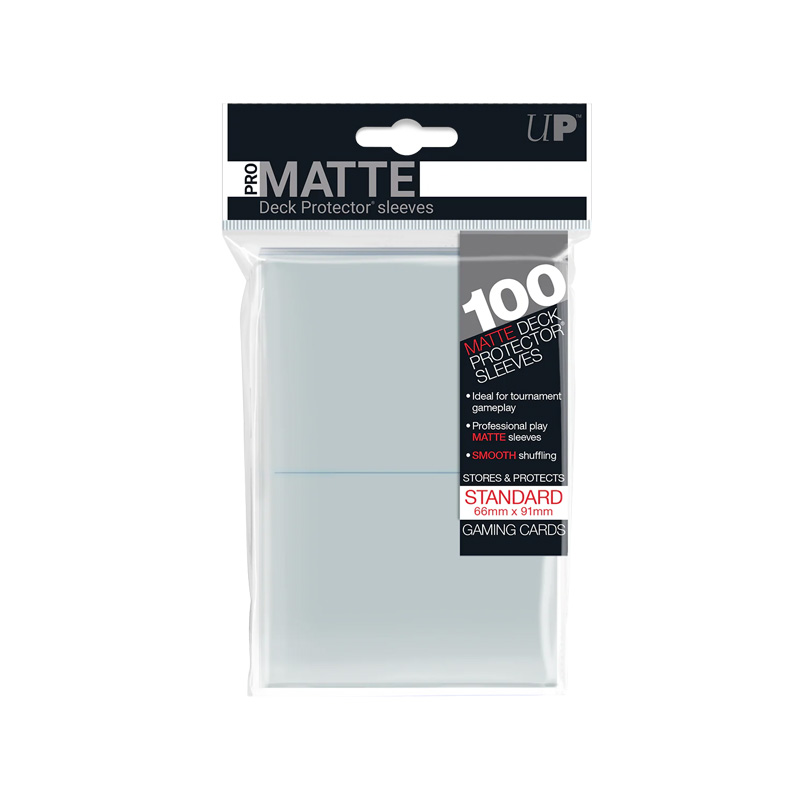 Ultrapro Deck Protector Sleeves Pro-Matte Blanc Paquet 100Pcs