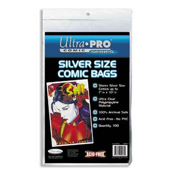 Comics Bags Silver (x100)