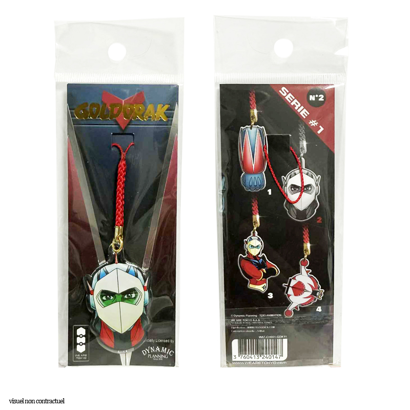 Goldorak Acrylic Charm Serie 1 Casque Actarus 5cm