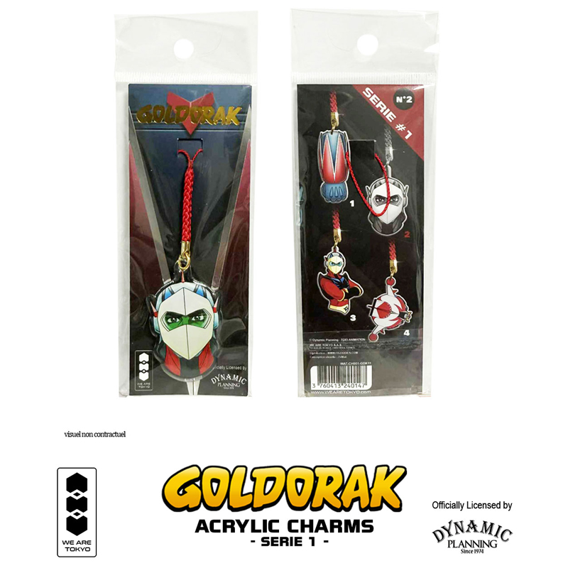 Goldorak Acrylic Charm Serie 1 Casque Actarus 5cm