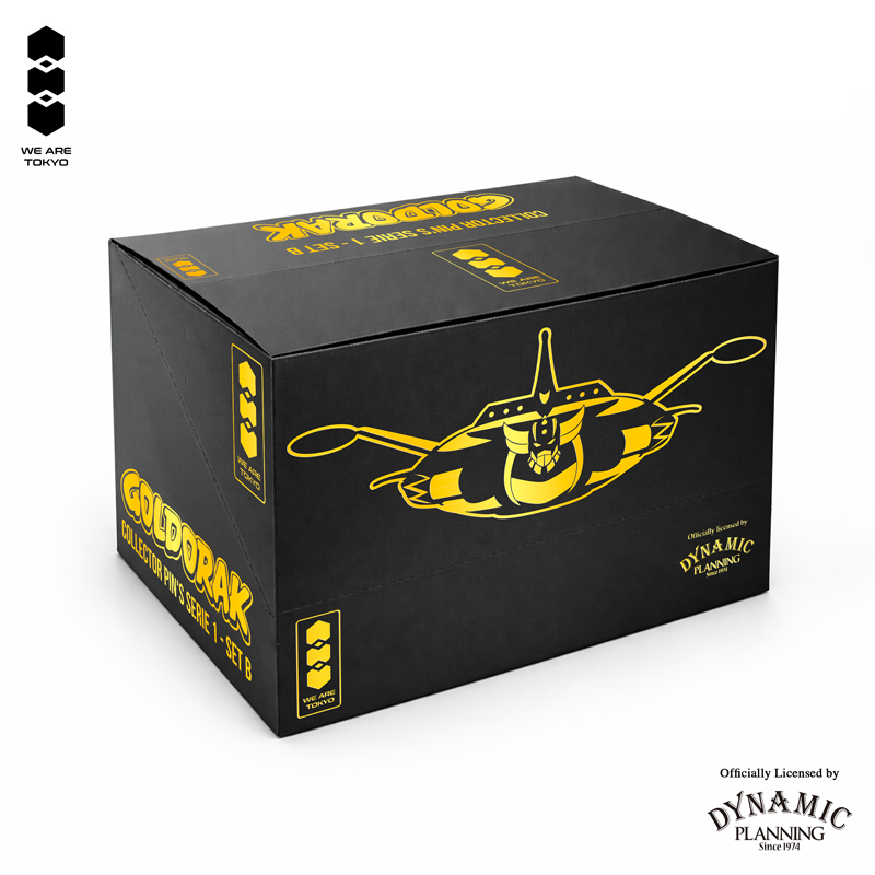 Goldorak Mystery Box Pins Set A 5cm Asst 6pcs