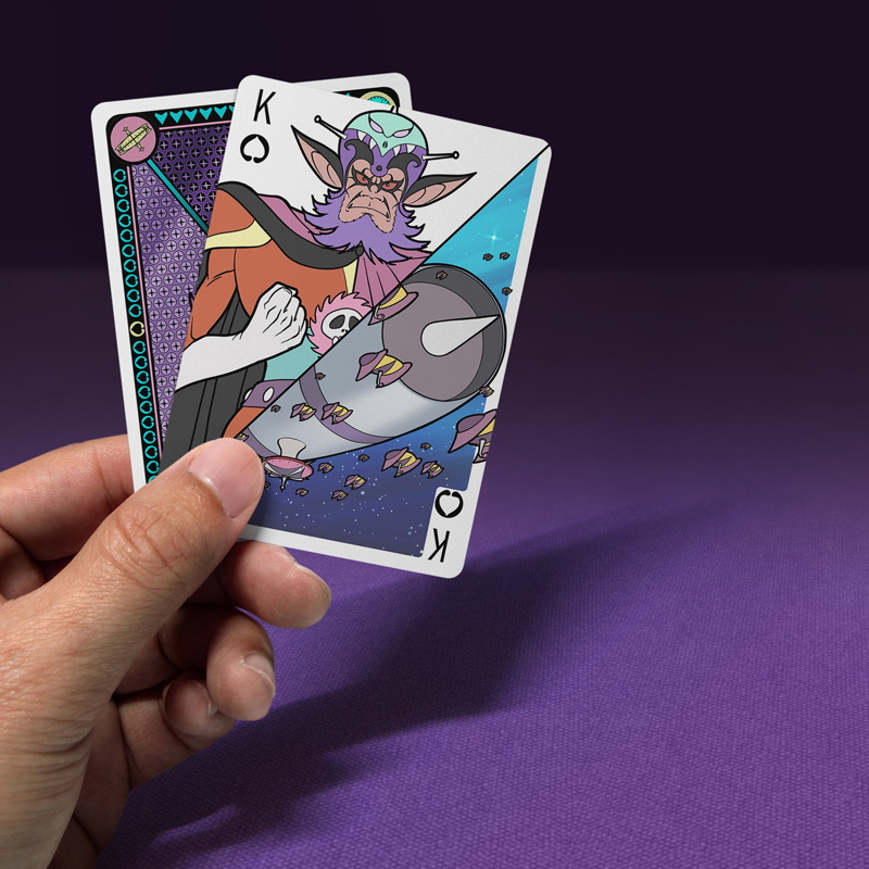 Goldorak Jeu De 54 Cartes Poker Vega